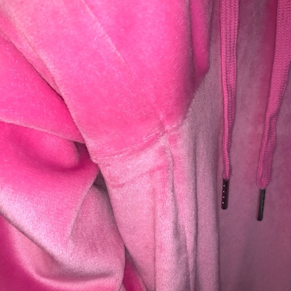 Juicy Couture Pink Velvet Fleece Shirt and Pets Loungewear Set L - Picture 7 of 15